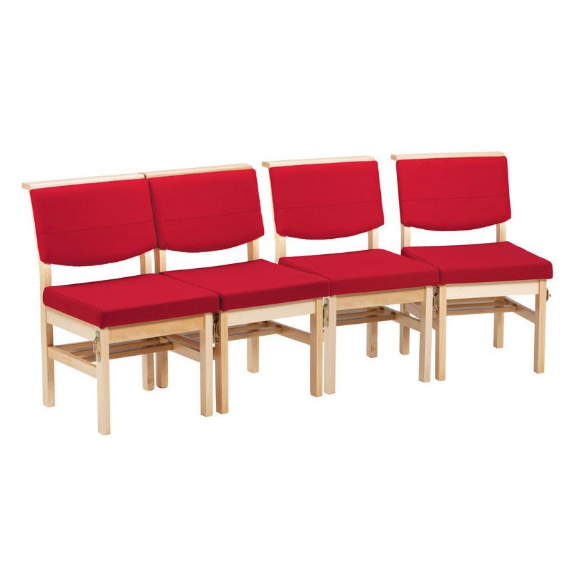 Wooden Chapel and Church Upholstered Bench Chair | All By Material | A1BS Wooden Chapel and Church Upholstered Bench Chair | All By Material | A1BS