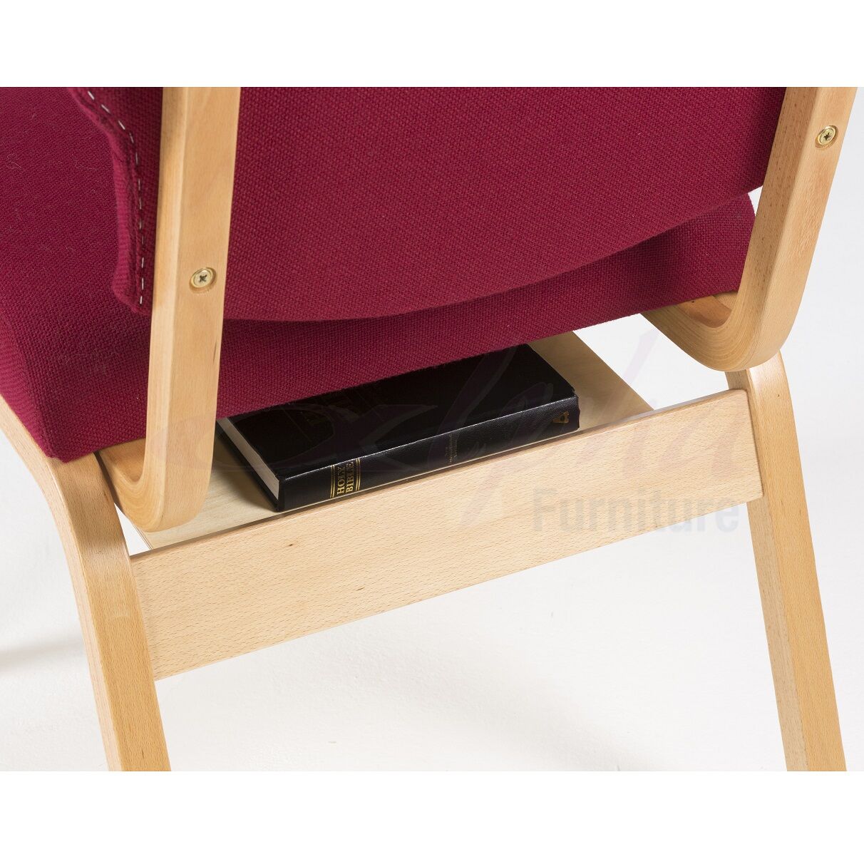 Comfortable Wooden Stacking Upholstered Bench Chair | All By Material | HB1WS Comfortable Wooden Stacking Upholstered Bench Chair | All By Material | HB1WS