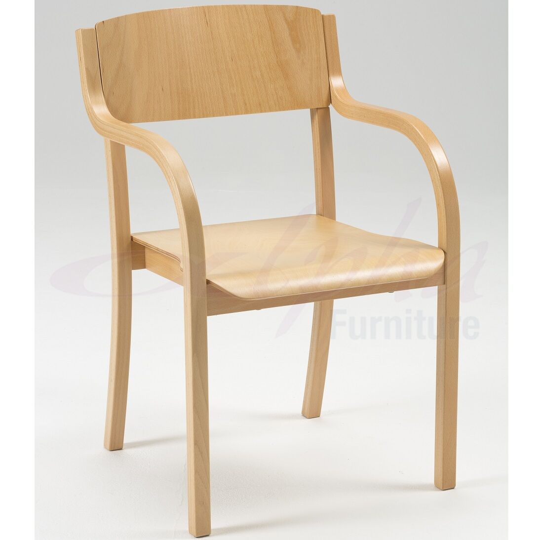 Lightweight Wooden Stacking Chair | All By Material | LAM Lightweight Wooden Stacking Chair | All By Material | LAM