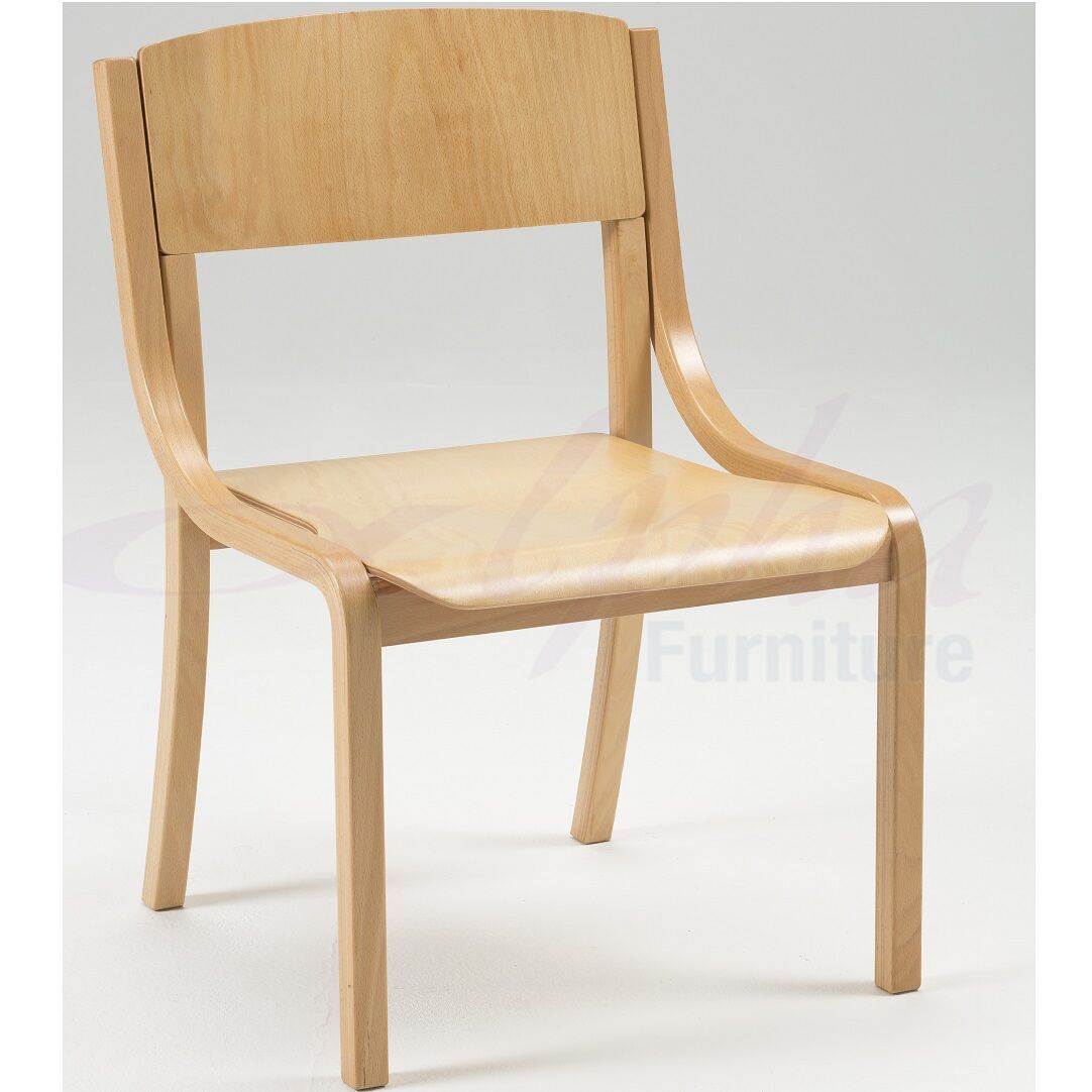 Lightweight Wooden Stacking Chair | All By Material | LAM Lightweight Wooden Stacking Chair | All By Material | LAM