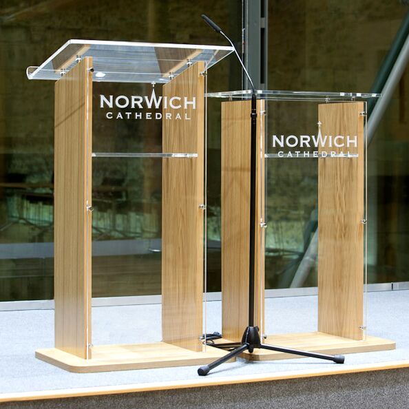 Modern Wood-Acrylic Lectern | All Tables & Lecterns | LAW1 Modern Wood-Acrylic Lectern | All Tables & Lecterns | LAW1