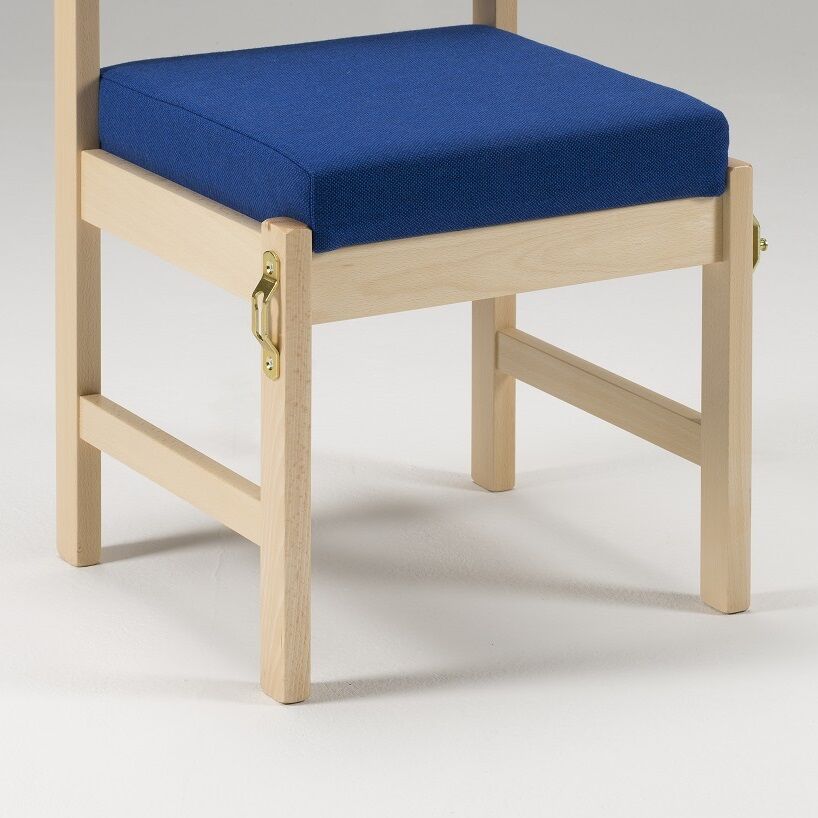 High Stacking Wooden Upholstered Chair | All By Material | LAM High Stacking Wooden Upholstered Chair | All By Material | LAM