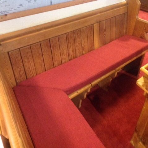 Pew cushions | Cushions and Hassocks | pew Pew cushions | Cushions and Hassocks | pew