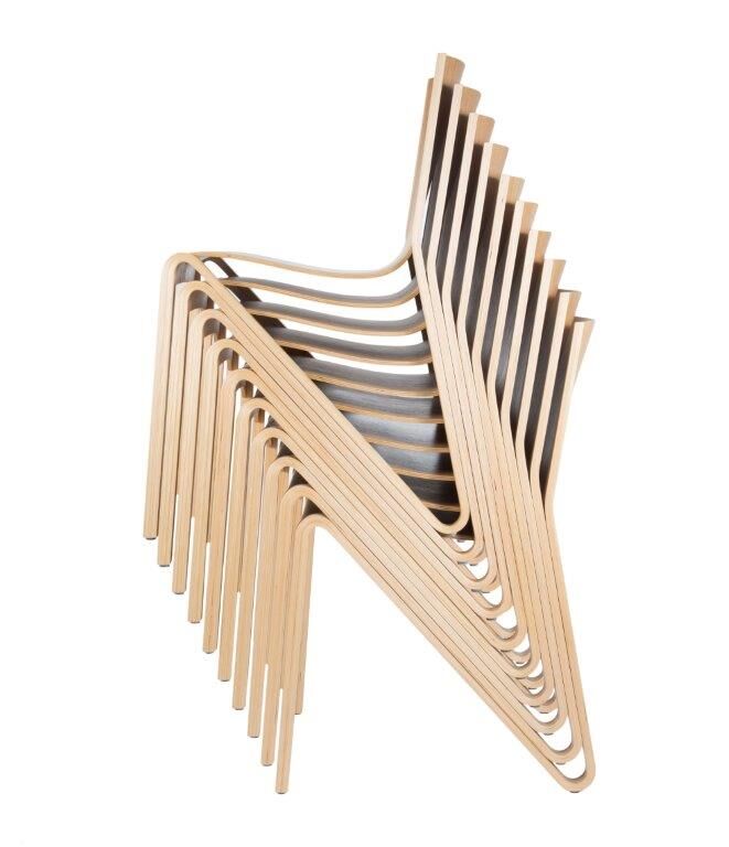 Zesty Lightweight Wooden Stacking Chair | All By Material | ZESTY Zesty Lightweight Wooden Stacking Chair | All By Material | ZESTY