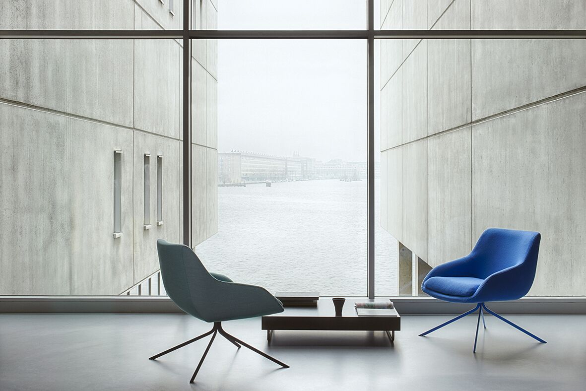 BLUE Lounge Chair and Chaise Longue | Soft Reception Seating | BLU BLUE Lounge Chair and Chaise Longue | Soft Reception Seating | BLU
