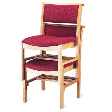 Stacking Classic Wooden Chapel and Church Chair | All By Material | A1LS Stacking Classic Wooden Chapel and Church Chair | All By Material | A1LS