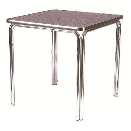 Stacking Double Legged Outdoor Aluminium Bistro Cafe Table - Square 700mm | All Other Tables | BTAS02 Stacking Double Legged Outdoor Aluminium Bistro Cafe Table - Square 700mm | All Other Tables | BTAS02