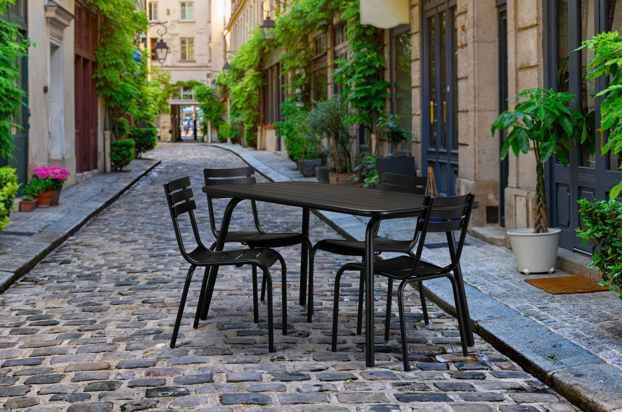 Modern Indoor/Outdoor Stacking Cafe Chair | All By Function | CCO4 Modern Indoor/Outdoor Stacking Cafe Chair | All By Function | CCO4