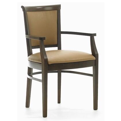 CLEVELAND Carver Chair with Curved Upholstered Back (Essentials) | Dining Chairs | DC6A CLEVELAND Carver Chair with Curved Upholstered Back (Essentials) | Dining Chairs | DC6A