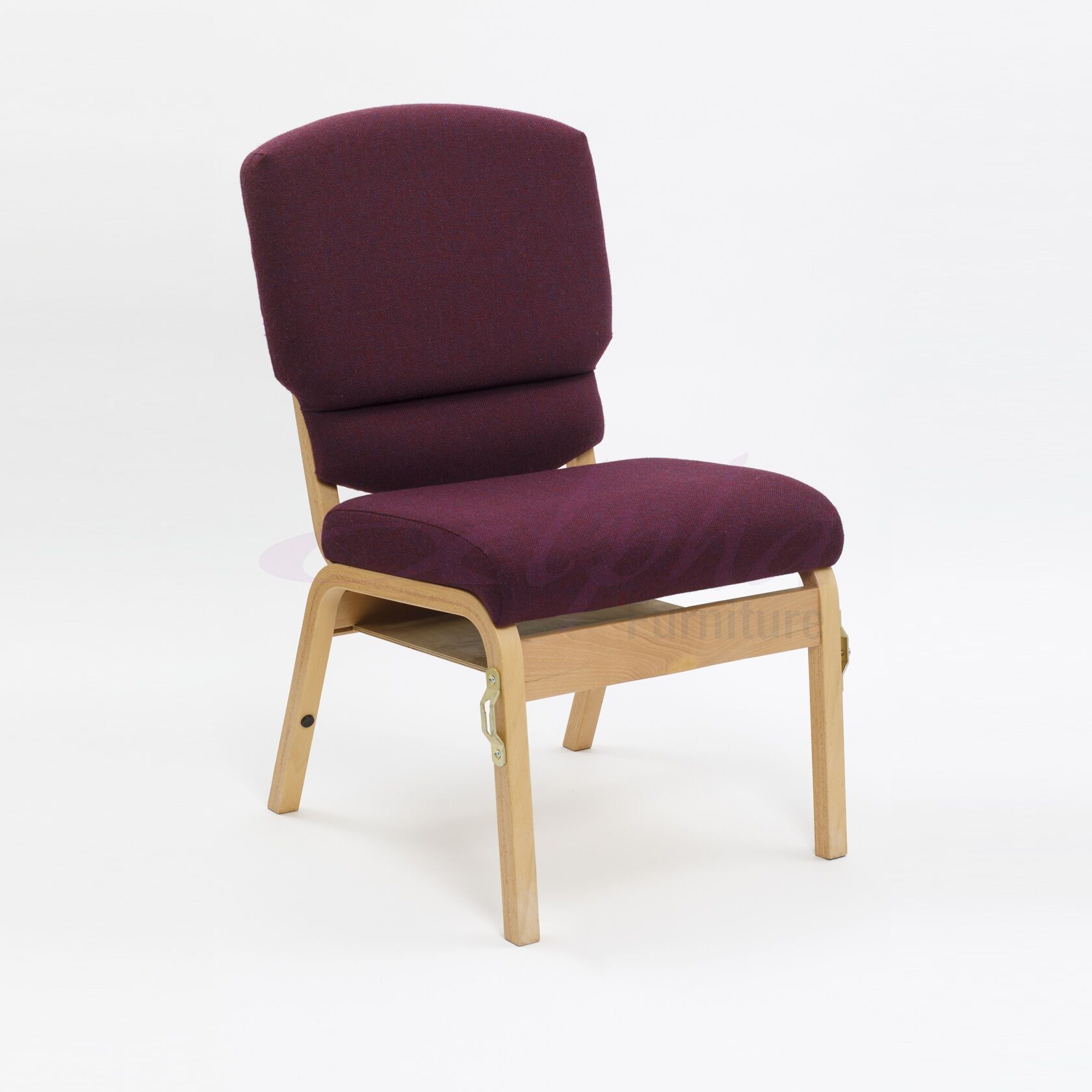 Comfortable Wooden Stacking Upholstered Bench Chair | All By Material | HB1WS Comfortable Wooden Stacking Upholstered Bench Chair | All By Material | HB1WS