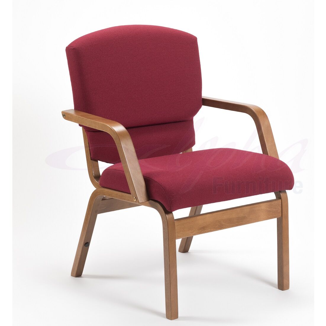 Comfortable Wooden Stacking Upholstered Bench Chair | All By Material | HB1WS Comfortable Wooden Stacking Upholstered Bench Chair | All By Material | HB1WS