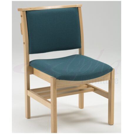 Comfortable Stacking Wooden Upholstered Chapel and Church Chair | All By Material | A1LSE