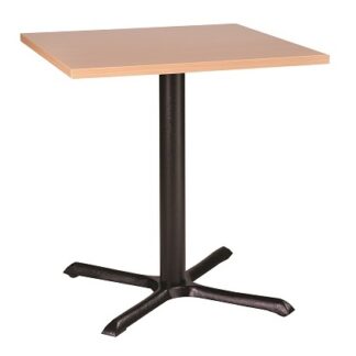 Cross Base Budget Cafe Table with Square or Round Top | All Crematoria Extras | CT6-D