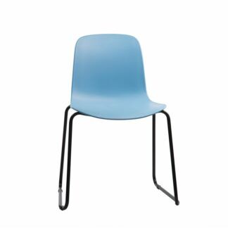 Contemporary POP! One Piece Stacking Chair | All By Material | FLUS