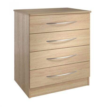 Coventry Range Shelf + Cupboard Bedside Table | Coventry Bedroom Range | BRBC4W