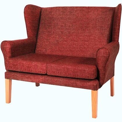 PRESTON 2-Seater High Back Sofa with Wings (Essentials Range) | High Back Care Chairs | BL2WS PRESTON 2-Seater High Back Sofa with Wings (Essentials Range) | High Back Care Chairs | BL2WS