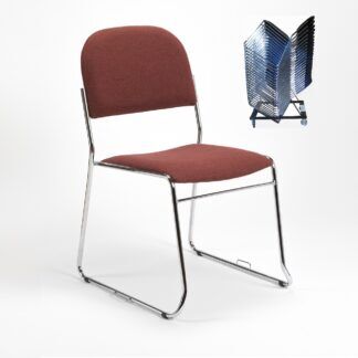 High Stacking Lightweight Upholstered Chair | All Crematoria Extras | SB2M