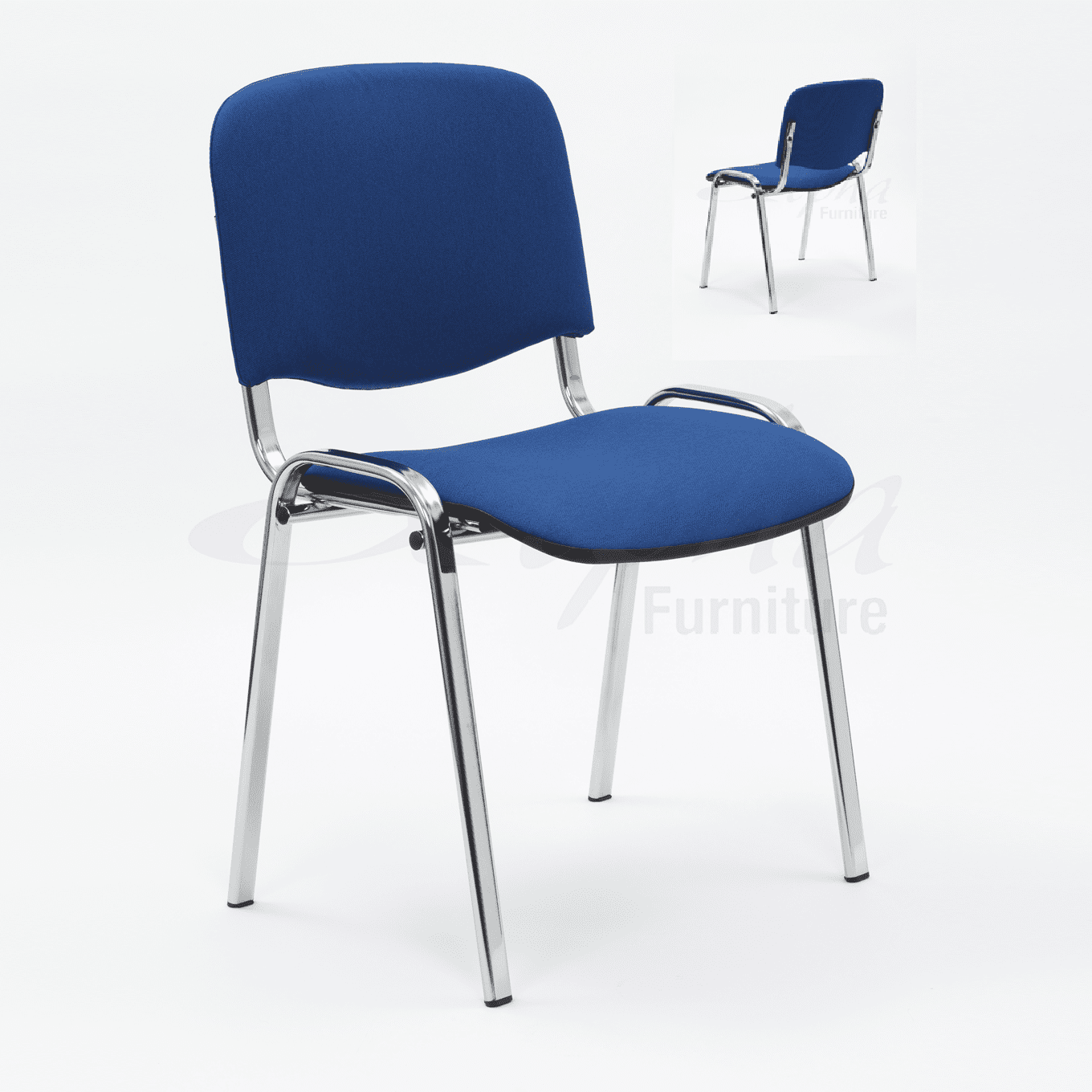 Lightweight Stacking Conference Chair with Black or Chrome frame | All By Function | C2A Lightweight Stacking Conference Chair with Black or Chrome frame | All By Function | C2A