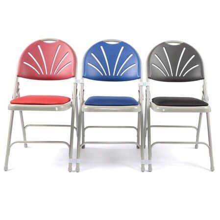 Fanback Folding Chair with Padded Seat (Quick Delivery) | Folding Chairs | F4E-PACKAGE Fanback Folding Chair with Padded Seat (Quick Delivery) | Folding Chairs | F4E-PACKAGE