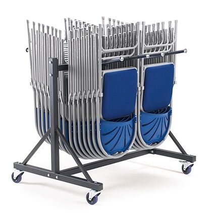 LOW2 - 2 Section Low Folding Chair Trolley | Community Folding Chair Trolleys | LOW2 LOW2 - 2 Section Low Folding Chair Trolley | Community Folding Chair Trolleys | LOW2