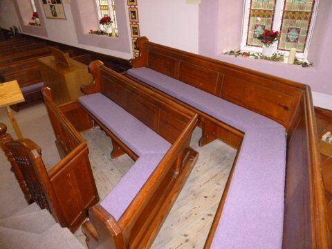 Pew cushions | Cushions and Hassocks | pew Pew cushions | Cushions and Hassocks | pew
