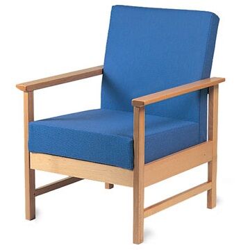 Soft Seating Easy Wooden Framed Armchair | Library Chairs | BEW1