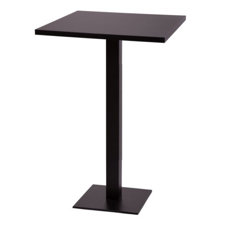 ROMA Square Base Poseur Table with Square or Round MFC Top | Cafe Tables | CT5T-P