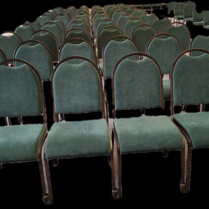 Offer Chairs: 100 x HB4WM Style Conference Chairs Made 2" Wider | Budget Stacking Chairs | SOHB4