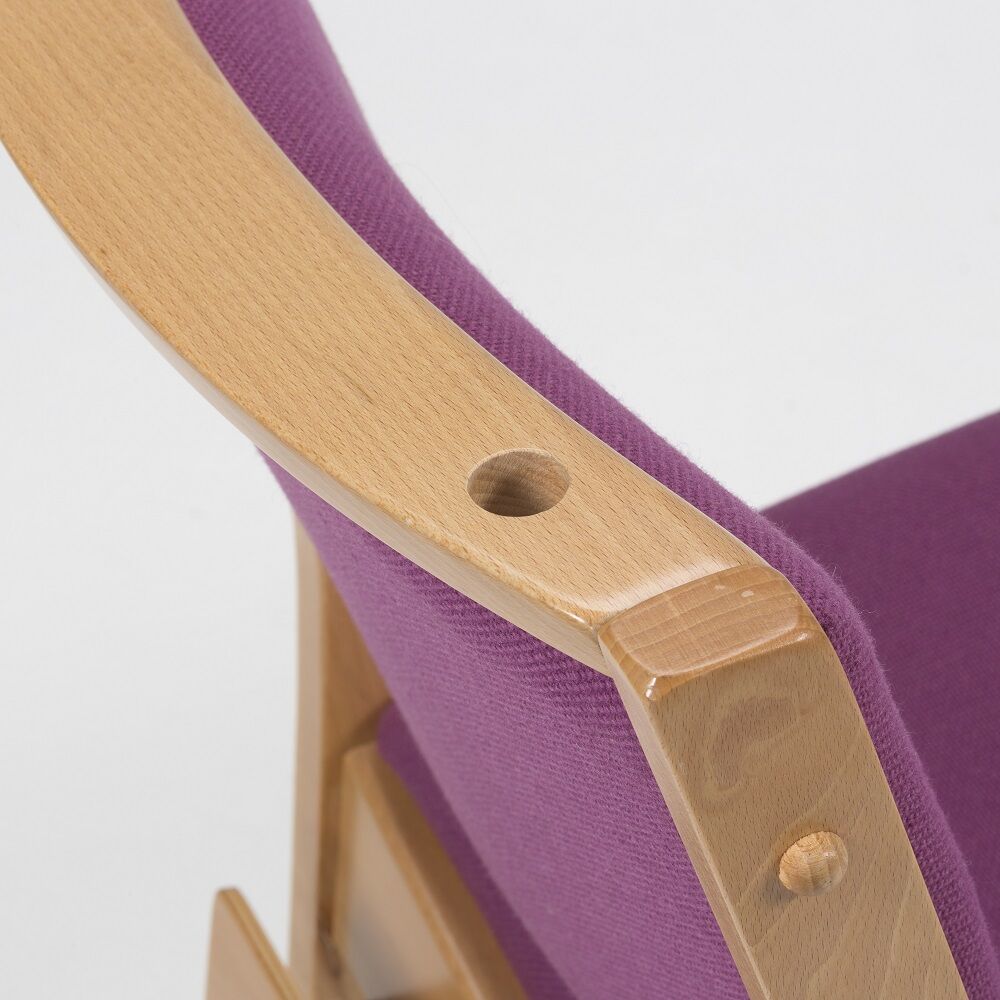 High Stacking Wooden Upholstered Chair | All By Material | A1BS High Stacking Wooden Upholstered Chair | All By Material | A1BS