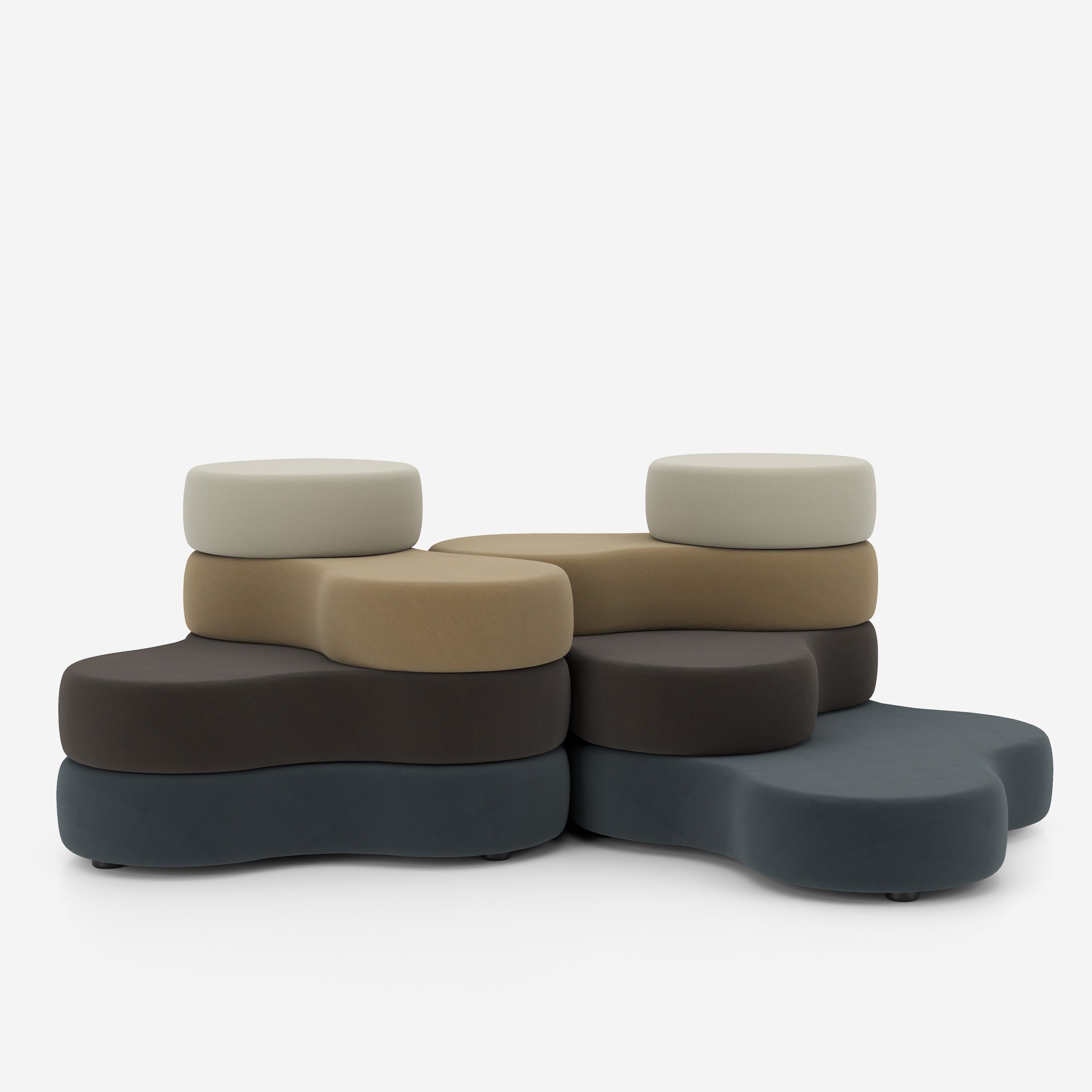 TAPA Stackable Modular Pouffe Seating System | Soft Reception Seating | TMP TAPA Stackable Modular Pouffe Seating System | Soft Reception Seating | TMP